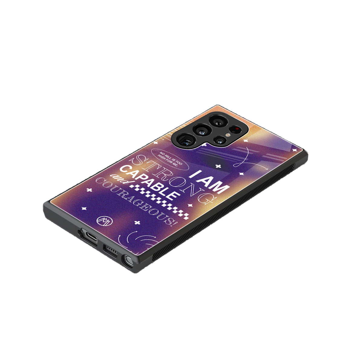 no limits back phone cover | glass case for samsung galaxy s23 ultra
