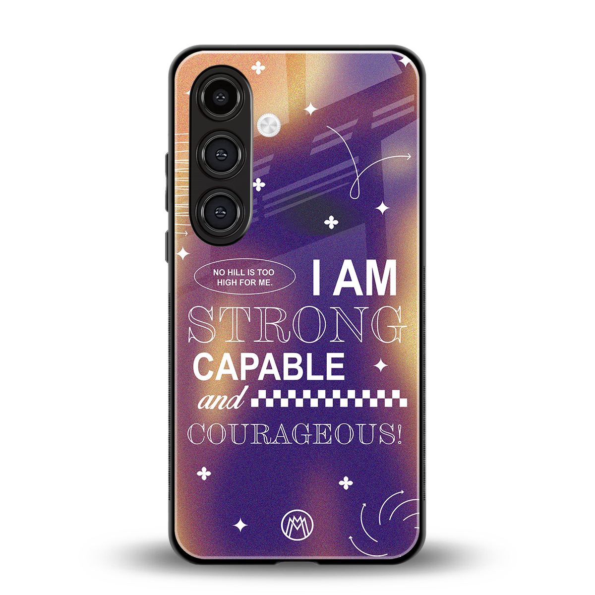 no limits back phone cover | glass case for samsung galaxy s24