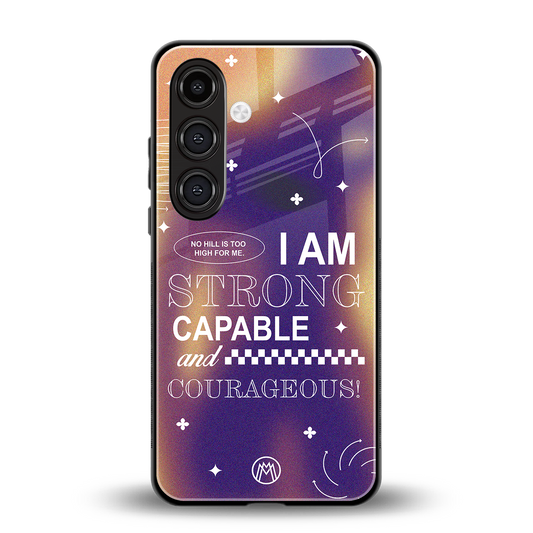 no limits back phone cover | glass case for samsung galaxy s24