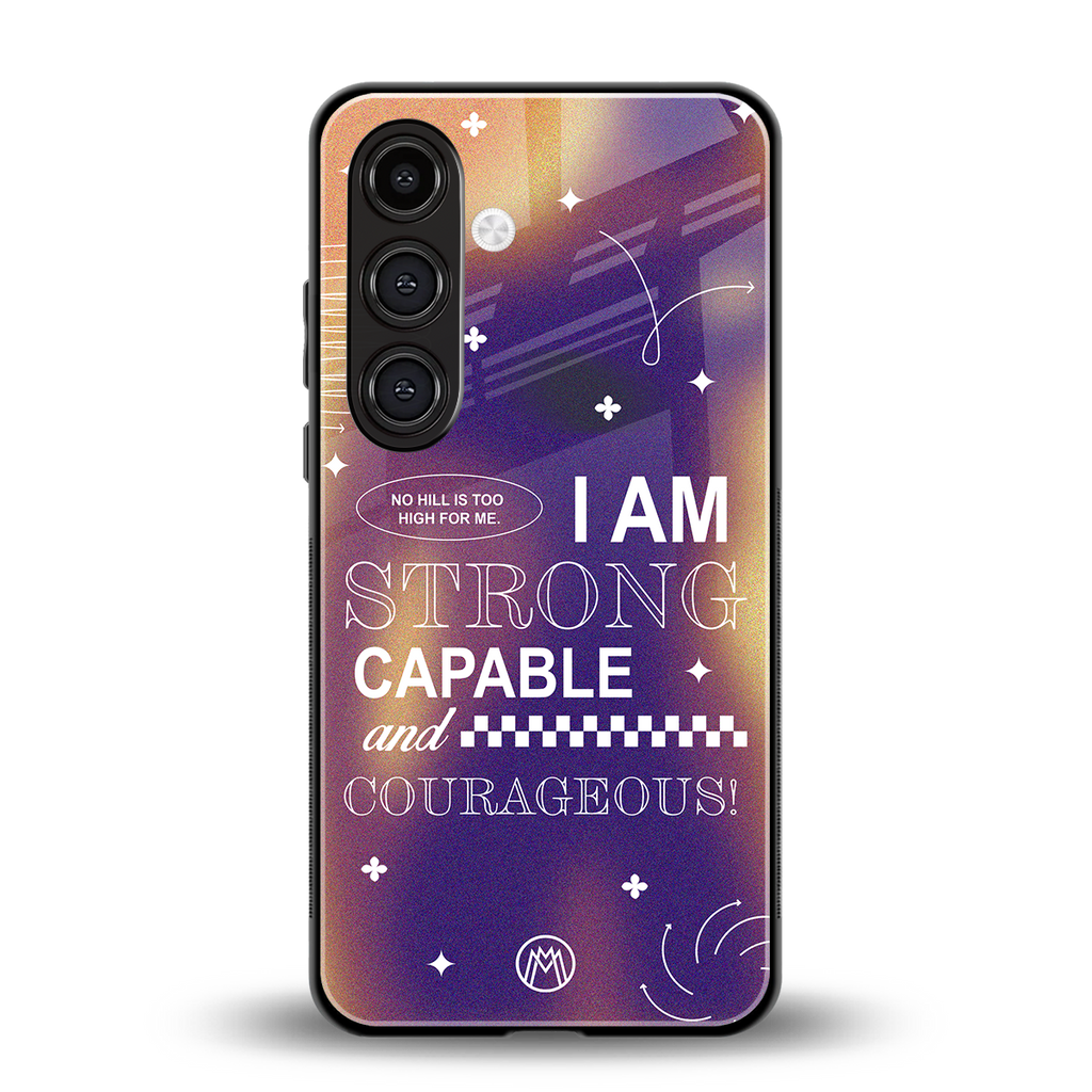 no limits back phone cover | glass case for samsung galaxy s25