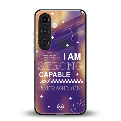 no limits back phone cover | glass case for samsung galaxy s25