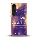 no limits back phone cover | glass case for samsung galaxy s25 plus