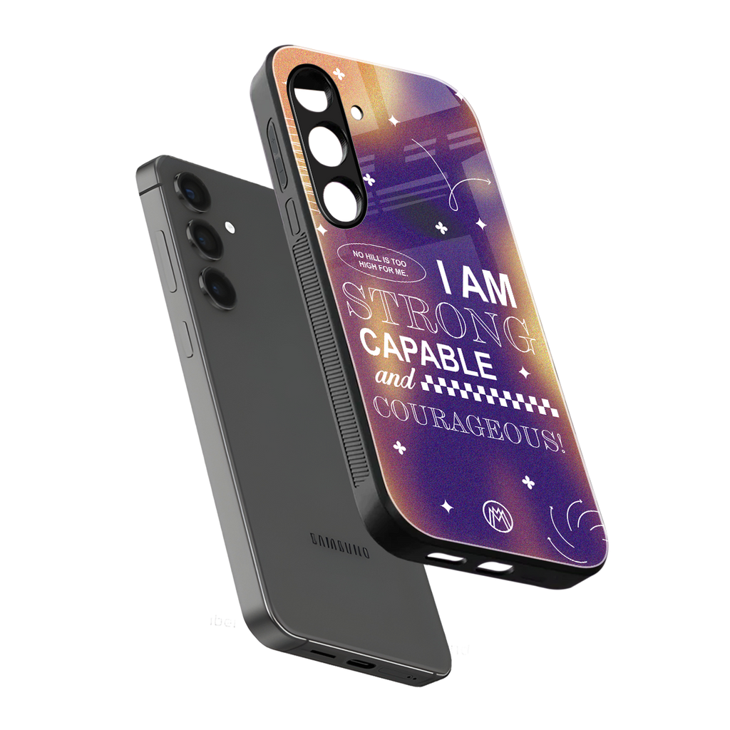 no limits back phone cover | glass case for samsung galaxy s24