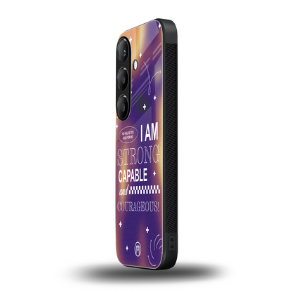 no limits back phone cover | glass case for samsung galaxy s25