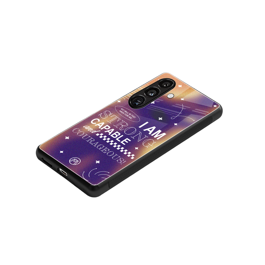 no limits back phone cover | glass case for samsung galaxy s25
