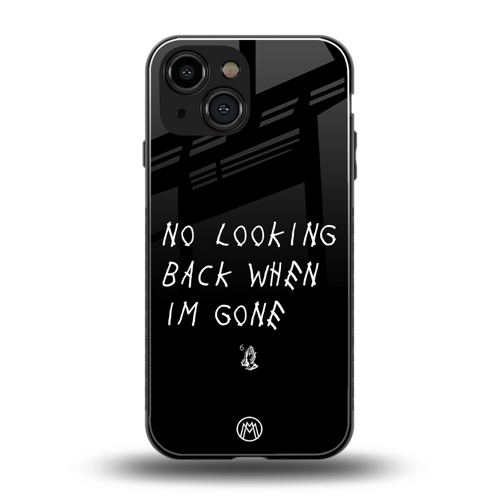 no looking back back phone cover | glass case for iphone 13 mini