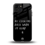 no looking back back phone cover | glass case for iphone 13 mini