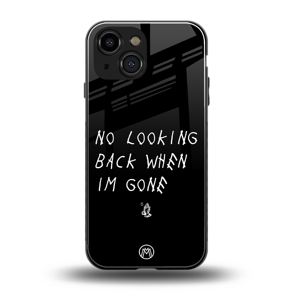 no looking back back phone cover | glass case for iphone 13 mini