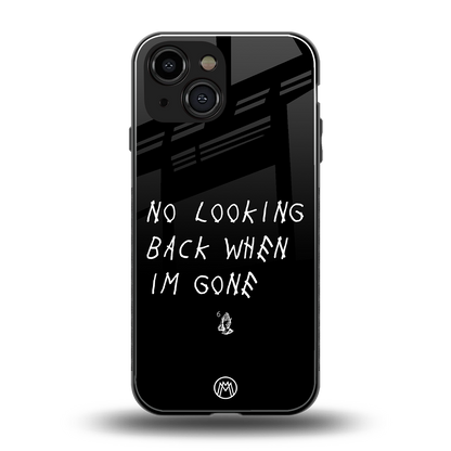 no looking back back phone cover | glass case for iphone 13 mini