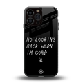 no looking back back phone cover | glass case for iphone 13 pro max