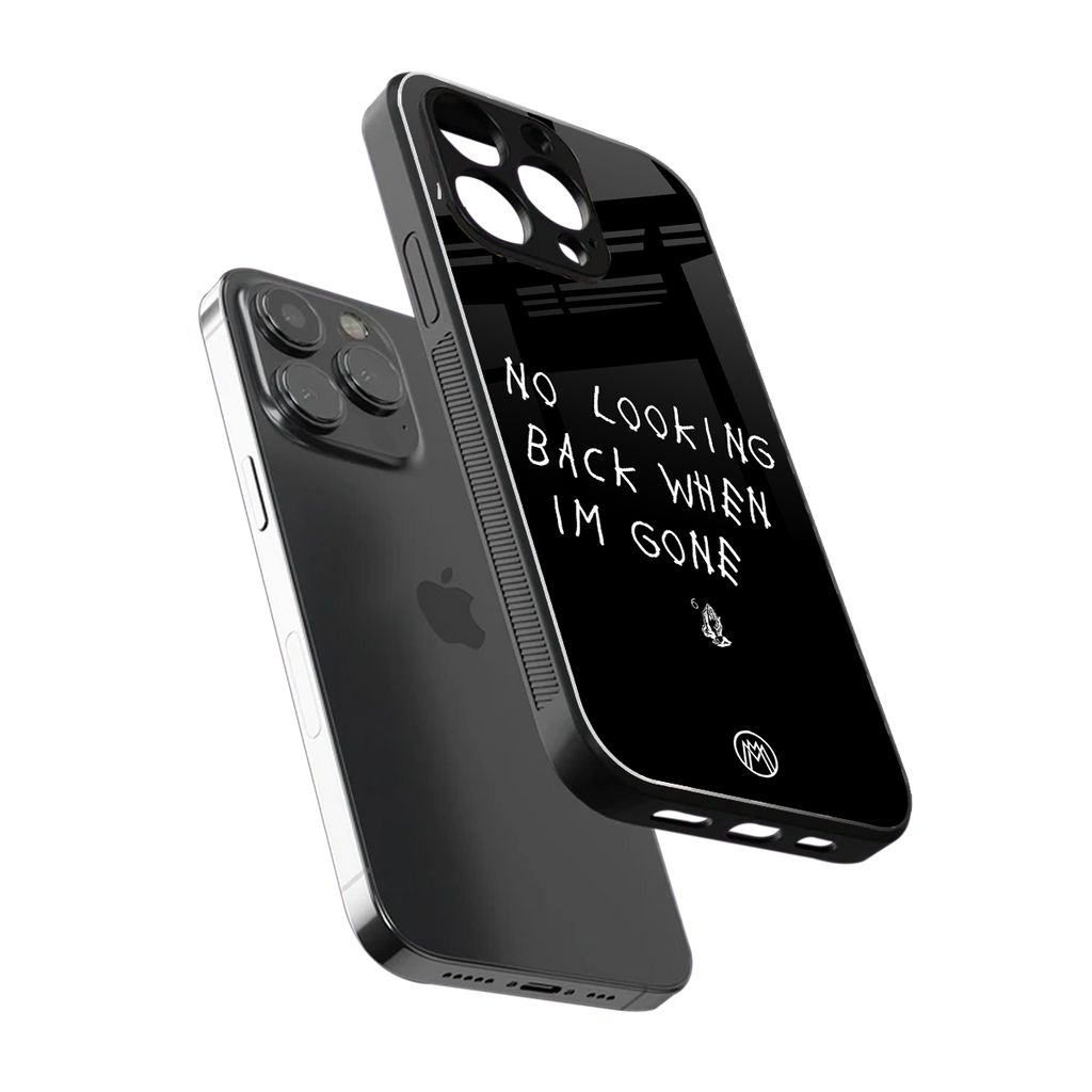 no looking back back phone cover | glass case for iphone 13 pro max
