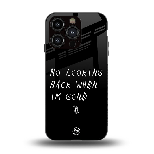 no looking back back phone cover | glass case for iphone 13 pro