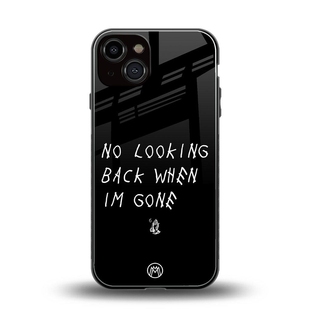 no looking back back phone cover | glass case for iphone 13