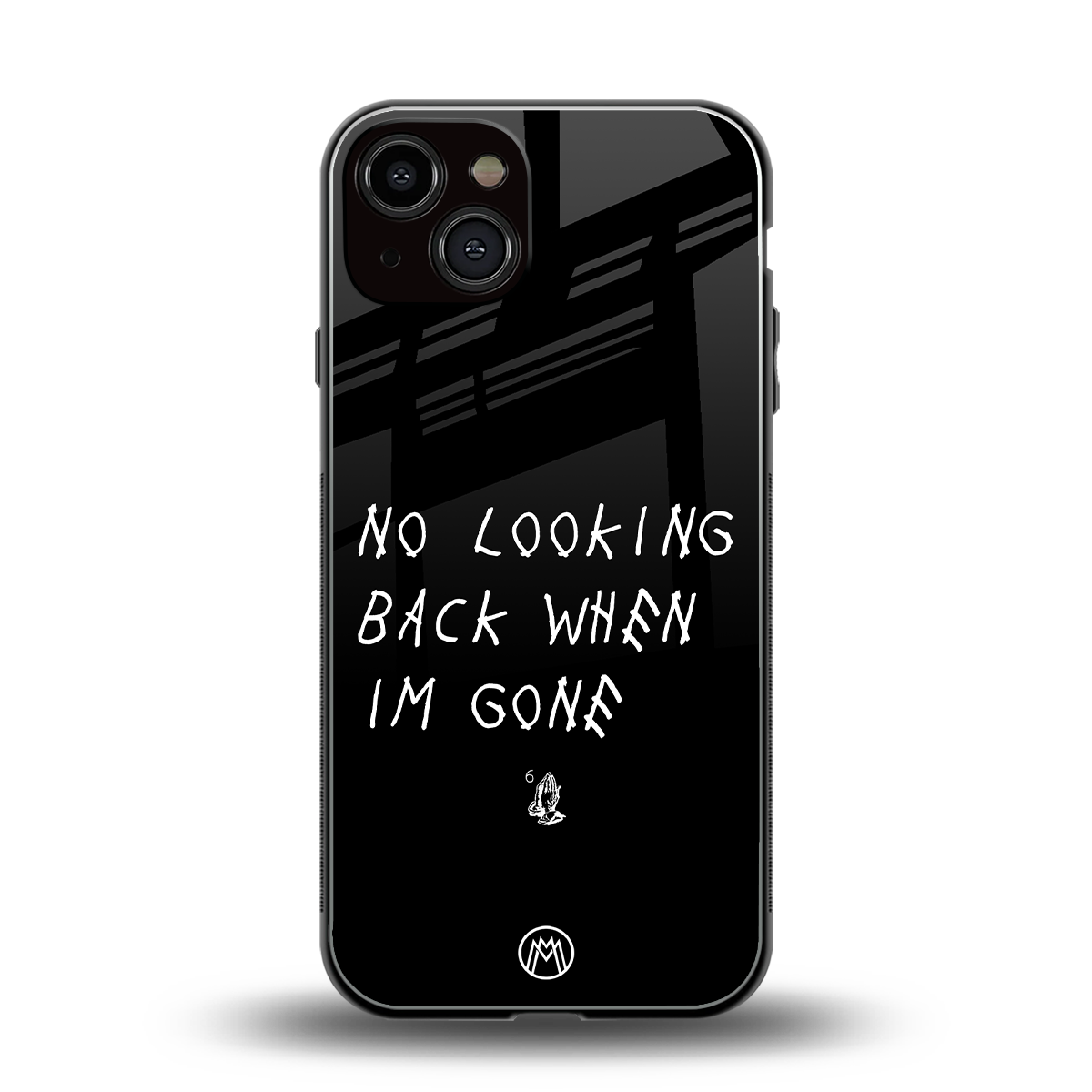 no looking back back phone cover | glass case for iphone 13