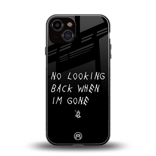 no looking back back phone cover | glass case for iphone 13
