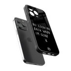 no looking back back phone cover | glass case for iphone 15 pro