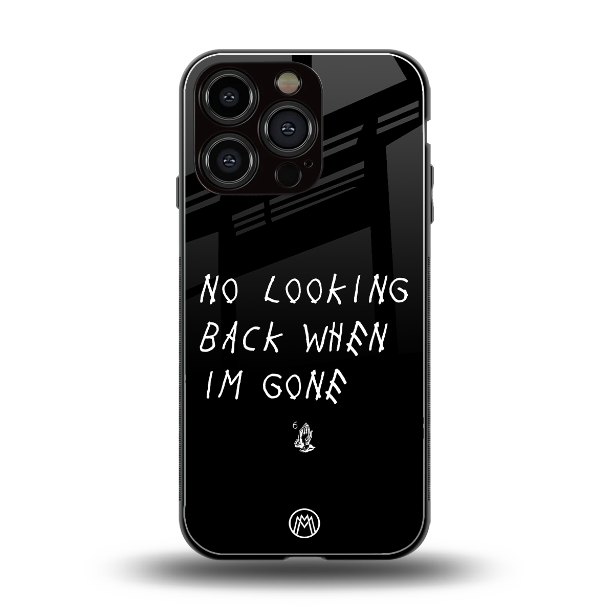 no looking back back phone cover | glass case for iphone 16 pro