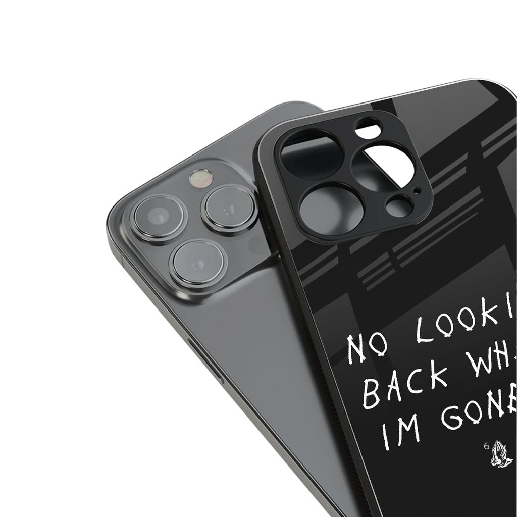 no looking back back phone cover | glass case for iphone 15 pro