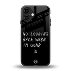 no looking back back phone cover | glass case for iphone 16