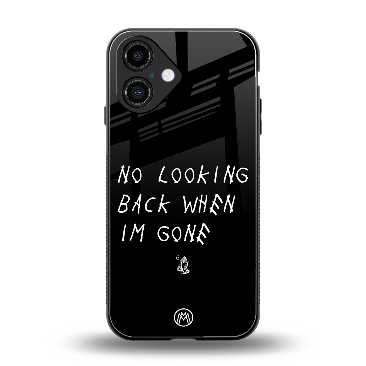 no looking back back phone cover | glass case for iphone 16