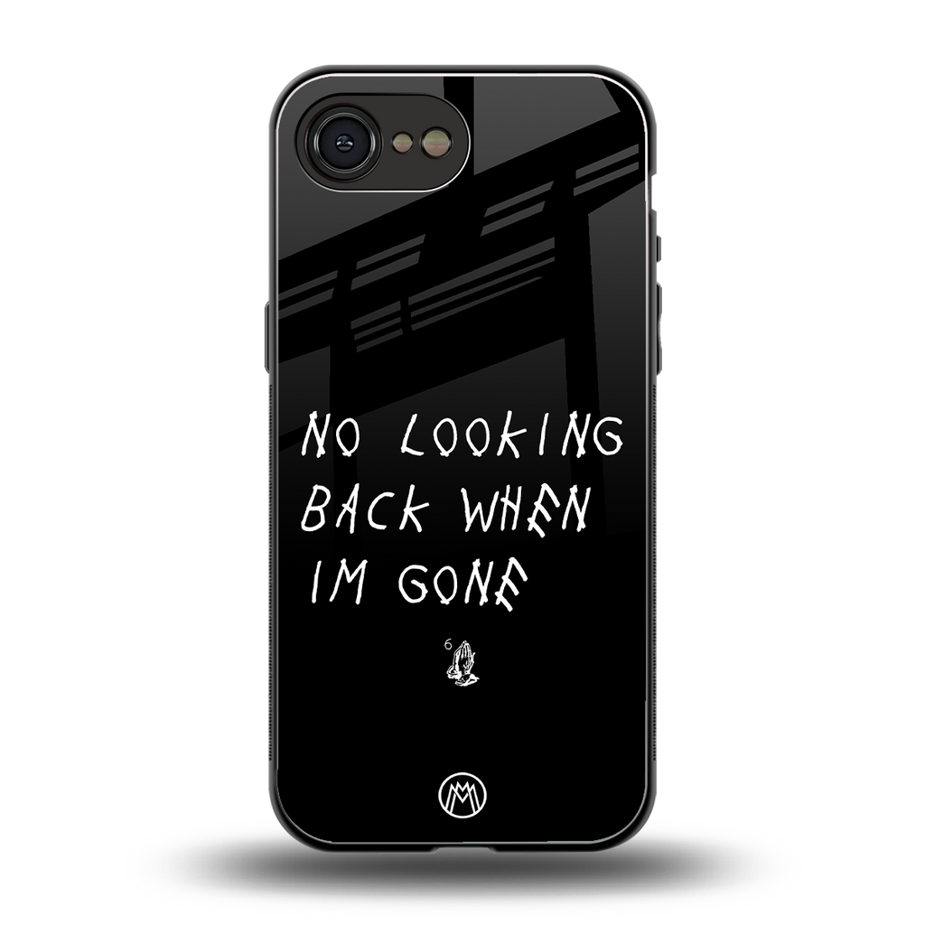 no looking back back phone cover | glass case for iphone 16e