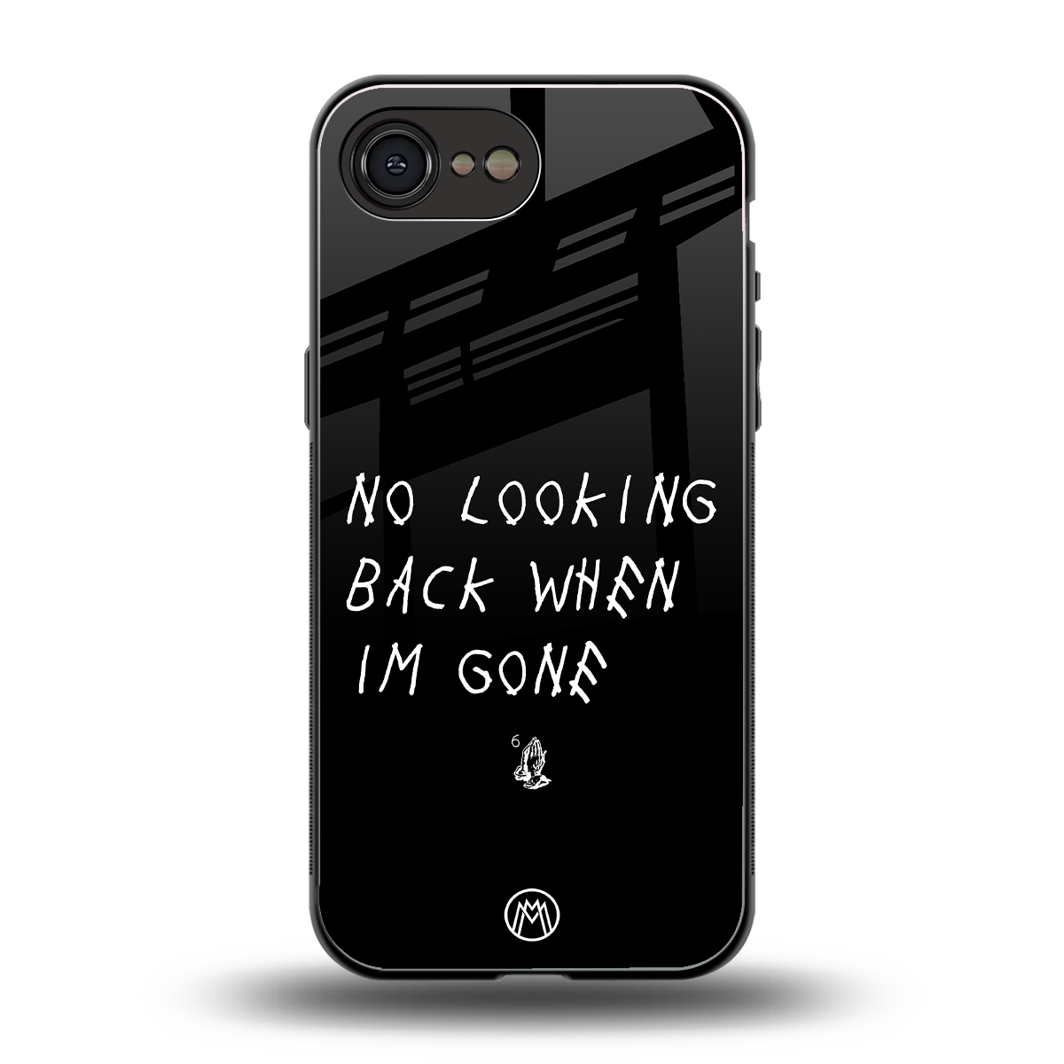 no looking back back phone cover | glass case for iphone 16e