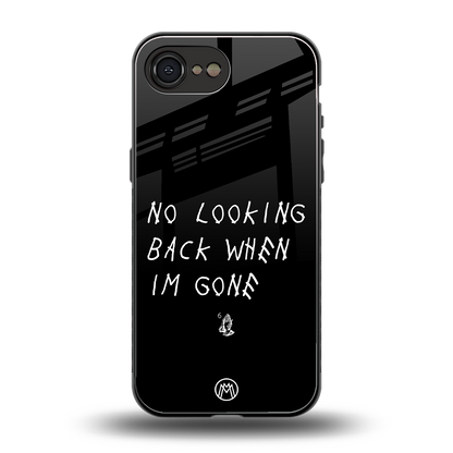 no looking back back phone cover | glass case for iphone 16e