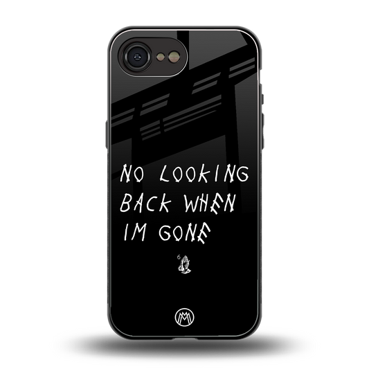 no looking back back phone cover | glass case for iphone 16e