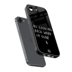 no looking back back phone cover | glass case for iphone 16e