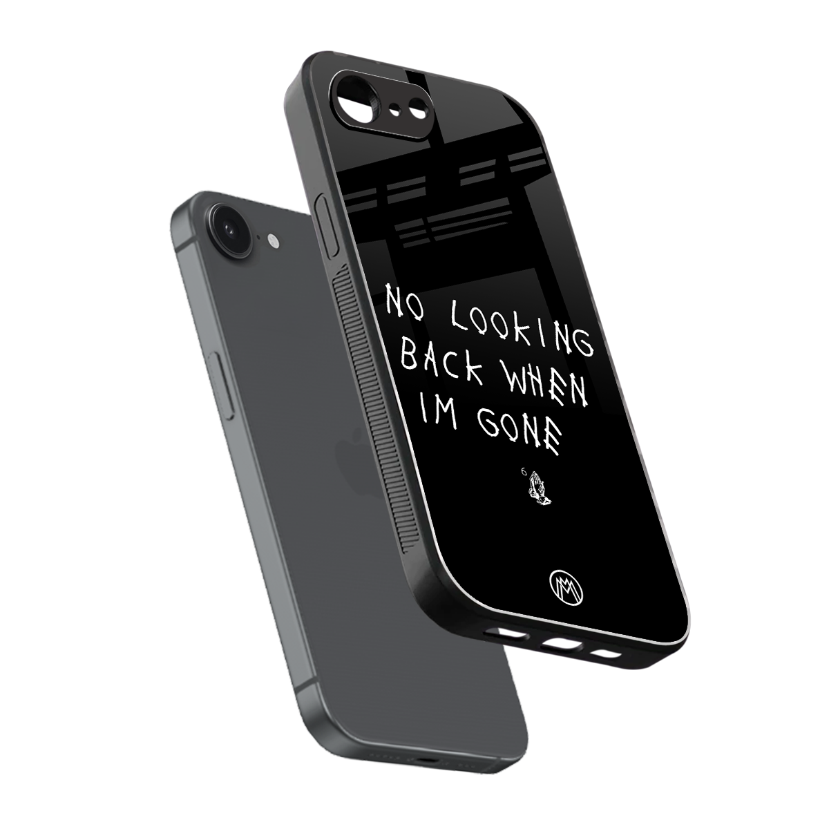 no looking back back phone cover | glass case for iphone 16e