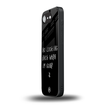 no looking back back phone cover | glass case for iphone 16e
