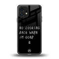 no looking back back phone cover | glass case for nothing phone 1