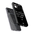 no looking back back phone cover | glass case for nothing phone 1