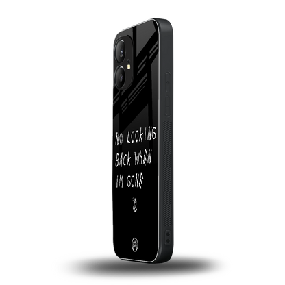 no looking back back phone cover | glass case for nothing phone 1