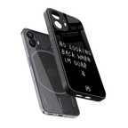 no looking back back phone cover | glass case for nothing phone 2