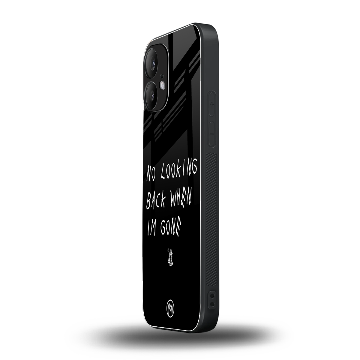 no looking back back phone cover | glass case for nothing phone 2