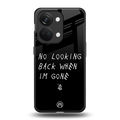 no looking back back phone cover | glass case for oneplus nord 3