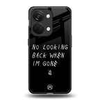 no looking back back phone cover | glass case for oneplus nord 3