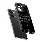 no looking back back phone cover | glass case for oneplus nord 3