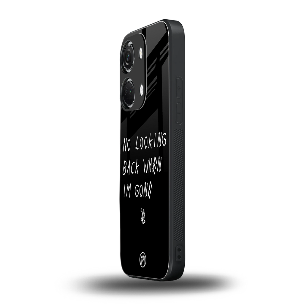 no looking back back phone cover | glass case for oneplus nord 3