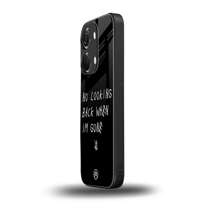 no looking back back phone cover | glass case for oneplus nord 3