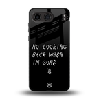 no looking back back phone cover | glass case for oneplus nord 4