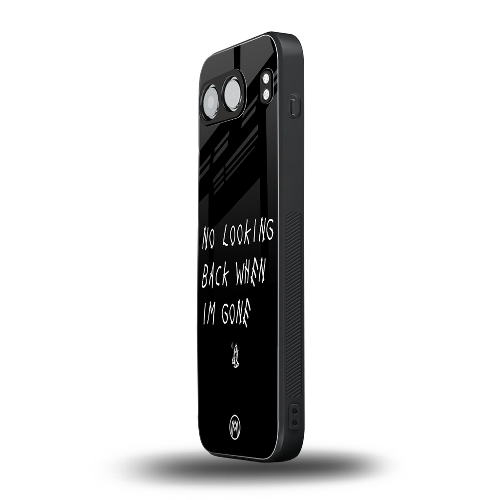 no looking back back phone cover | glass case for oneplus nord 4