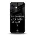 no looking back back phone cover | glass case for oneplus nord ce 3