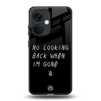 no looking back back phone cover | glass case for oneplus nord ce 3