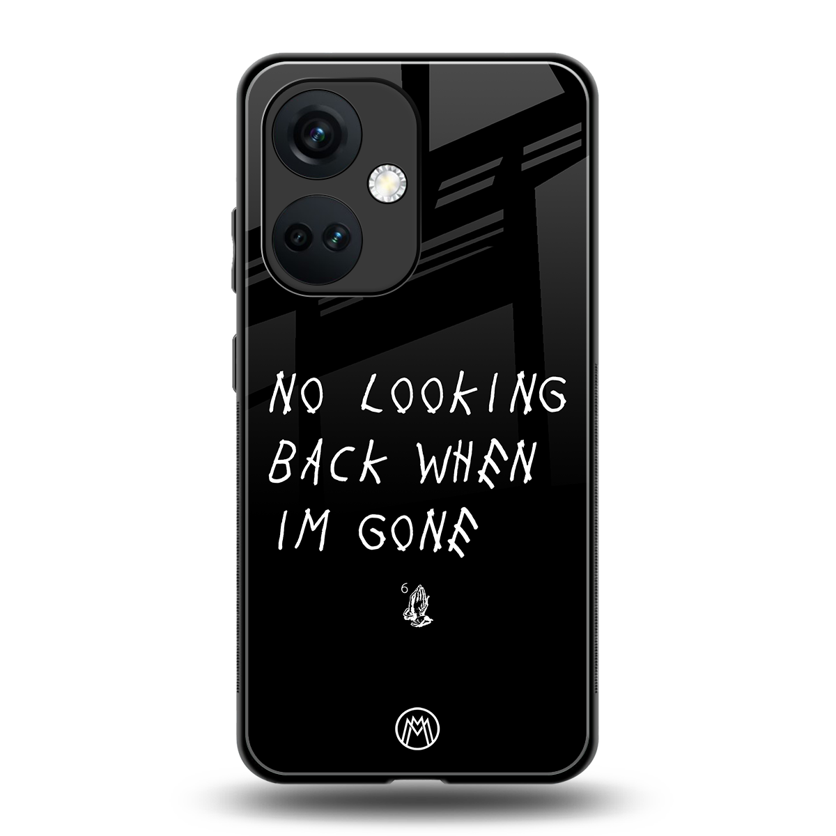 no looking back back phone cover | glass case for oneplus nord ce 3