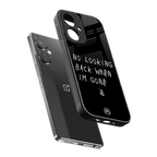 no looking back back phone cover | glass case for oneplus nord ce 3