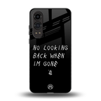 no looking back back phone cover | glass case for oneplus nord ce 4 lite
