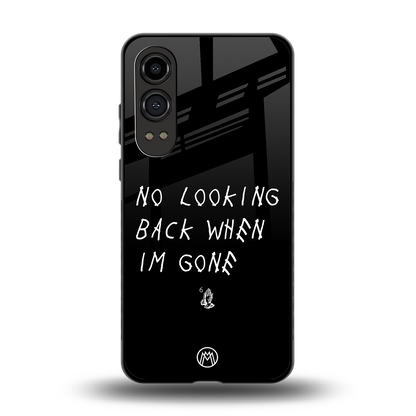 no looking back back phone cover | glass case for oneplus nord ce 4 lite