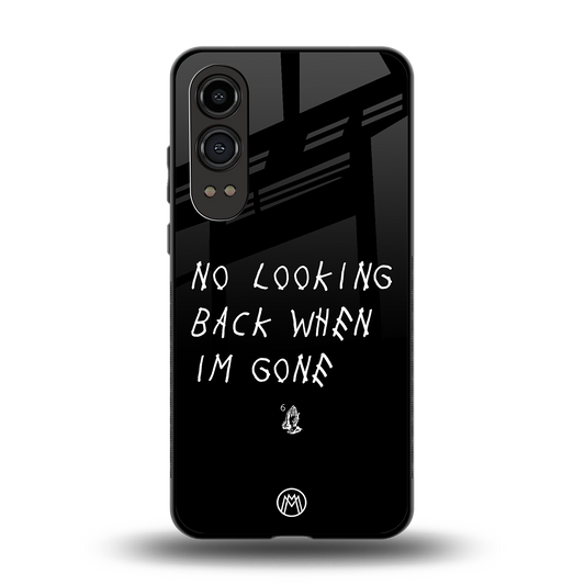 no looking back back phone cover | glass case for oneplus nord ce 4 lite